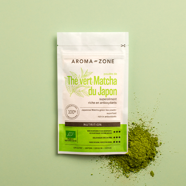 Thé vert Matcha en poudre BIO - Aroma Zone Maroc