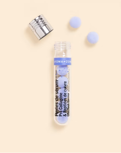 Perles de sérum Pro Collagène & Peptides de cuivre - Aroma Zone Maroc